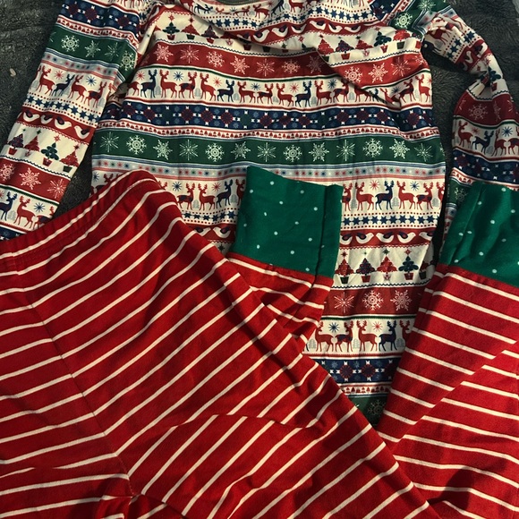Matilda Jane Merry and Bright Fair Isle Pajama Set Size 8 Reindeer - Picture 6 of 6